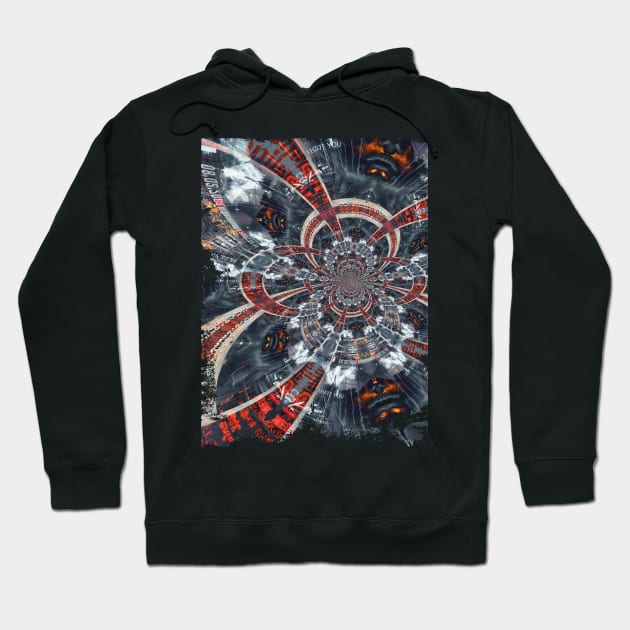 Don't panic about yor abstract future Hoodie by Helgar